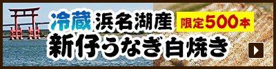 冷蔵 浜名湖産 新仔うなぎ白焼き ネット販売はこちら